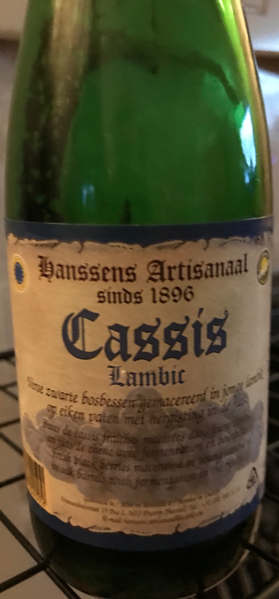 Hanssens Lambic Experimental Cassis / Hanssens Cassis Lambic, Belgium