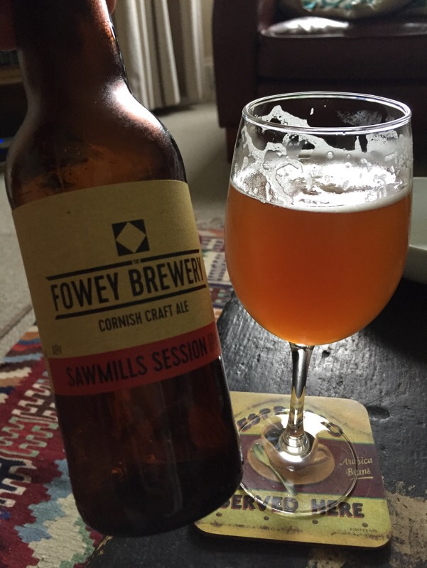 Sawmills Session IPA, foweybrewery.co.uk