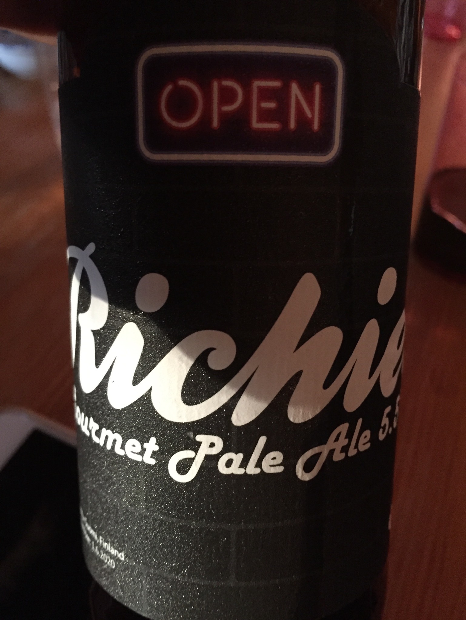 Richies Gourmet Pale Ale, Finland