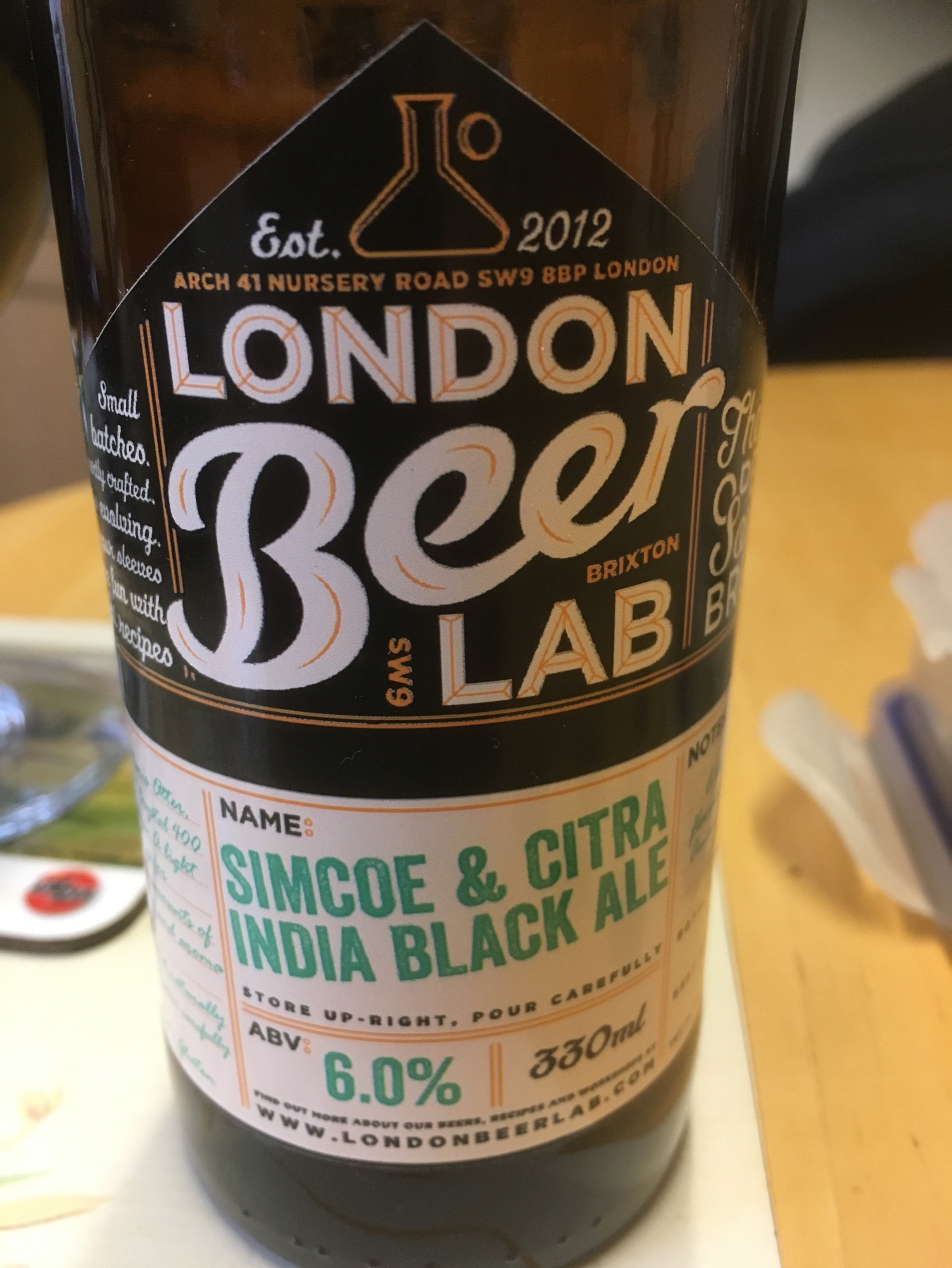 Simcoe & Citra India Black Ale, England