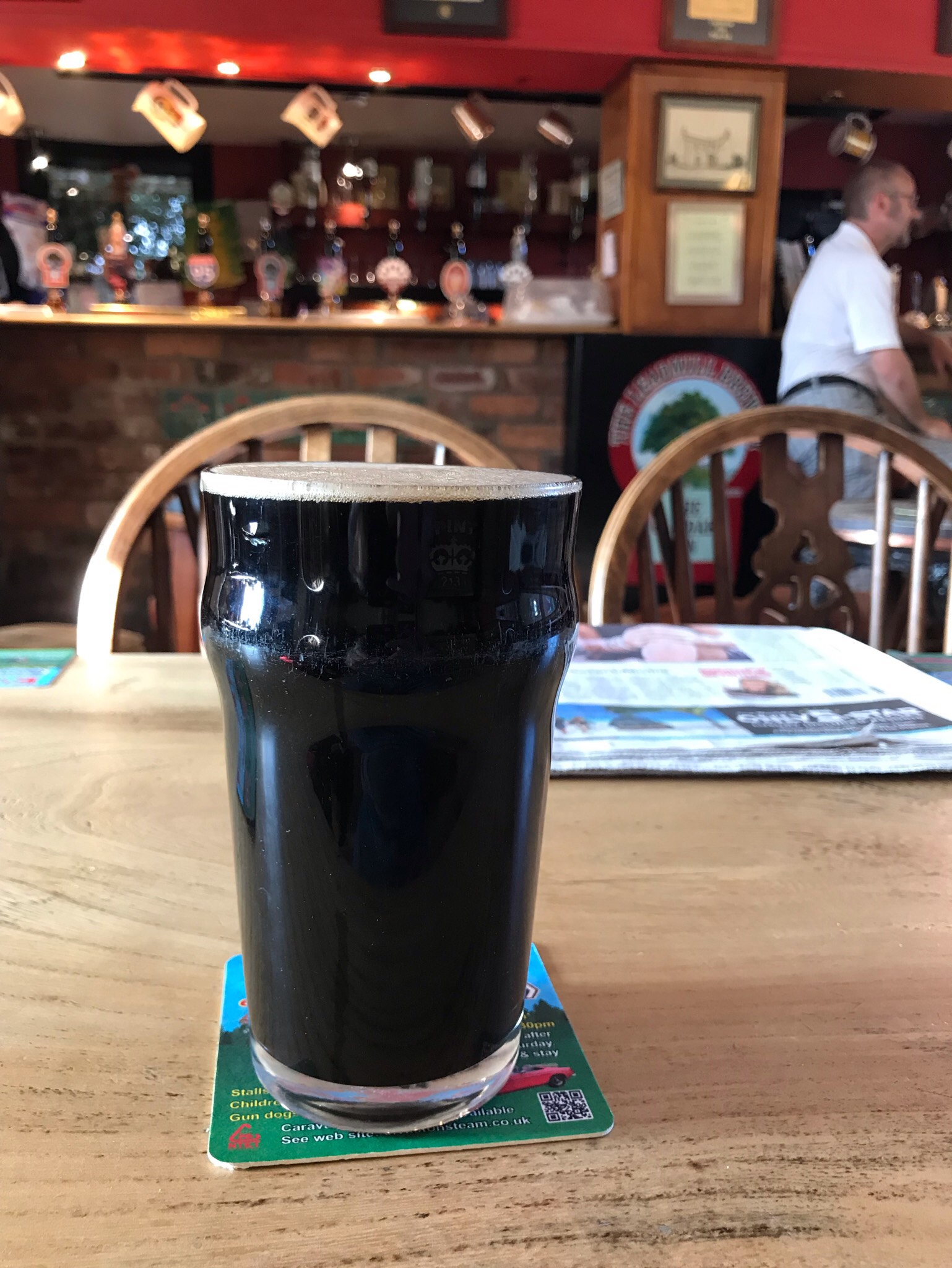 Old mill Stout, Little Eaton Brewery Co.