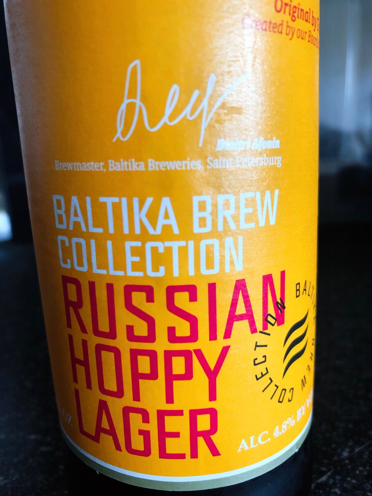 Baltika Brew Collection Russian Hoppy Lager, Russia