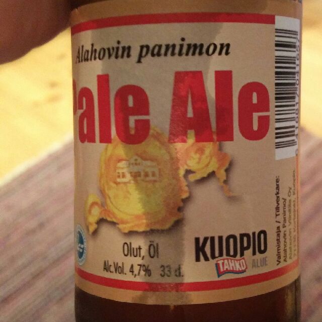Alahovin Panimon Pale Ale, Finland