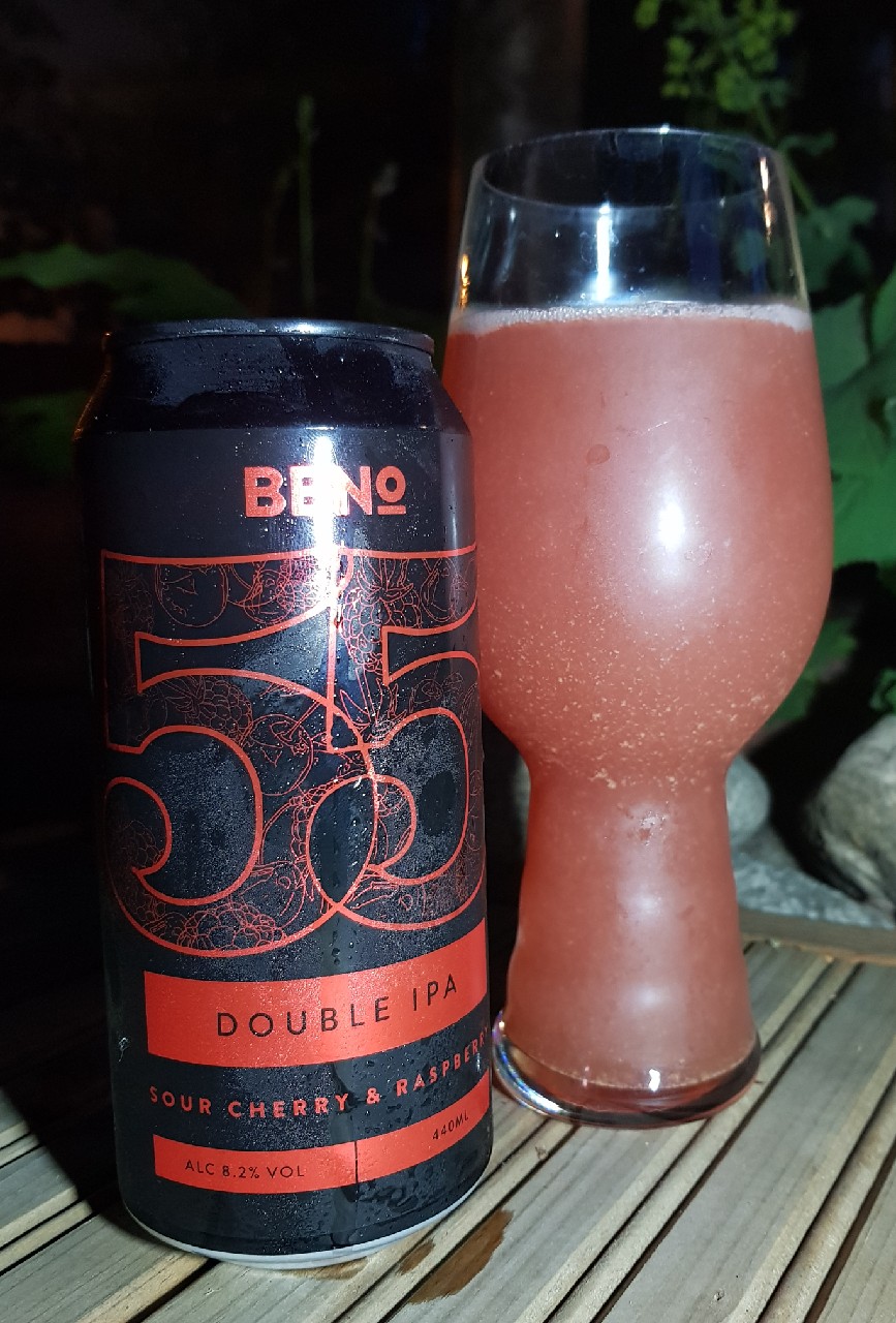 55 Double IPA - Sour Cherry & Raspberry, England