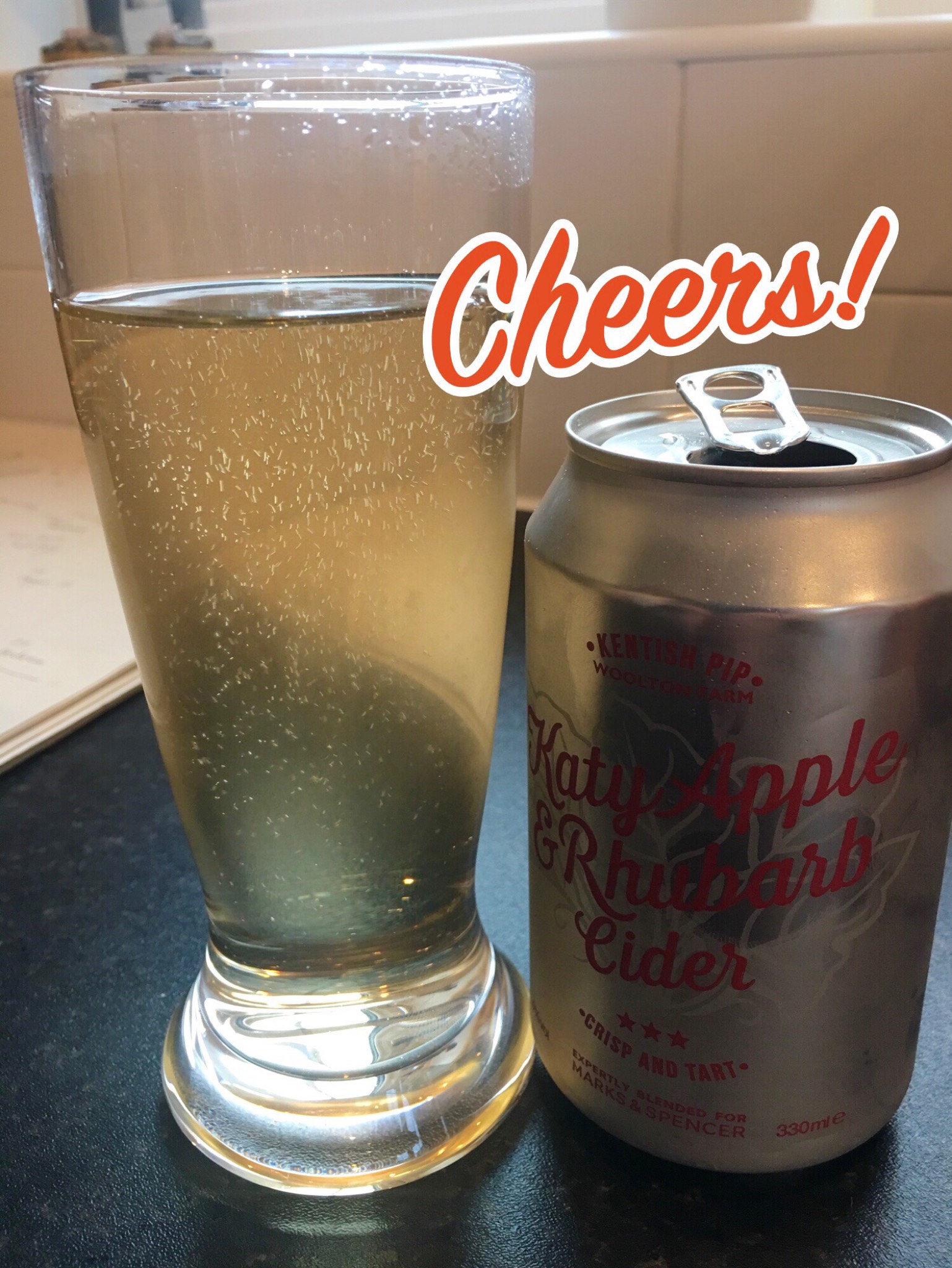 Katy Apple And Rhubarb Cider, England