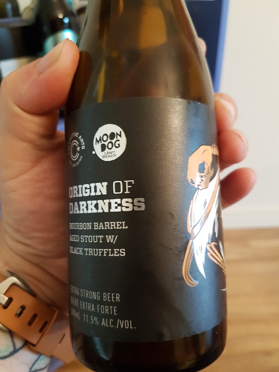 Origin Of Darkness: Bourbon Barrel Aged Stout W/Black Truffles, Canada
