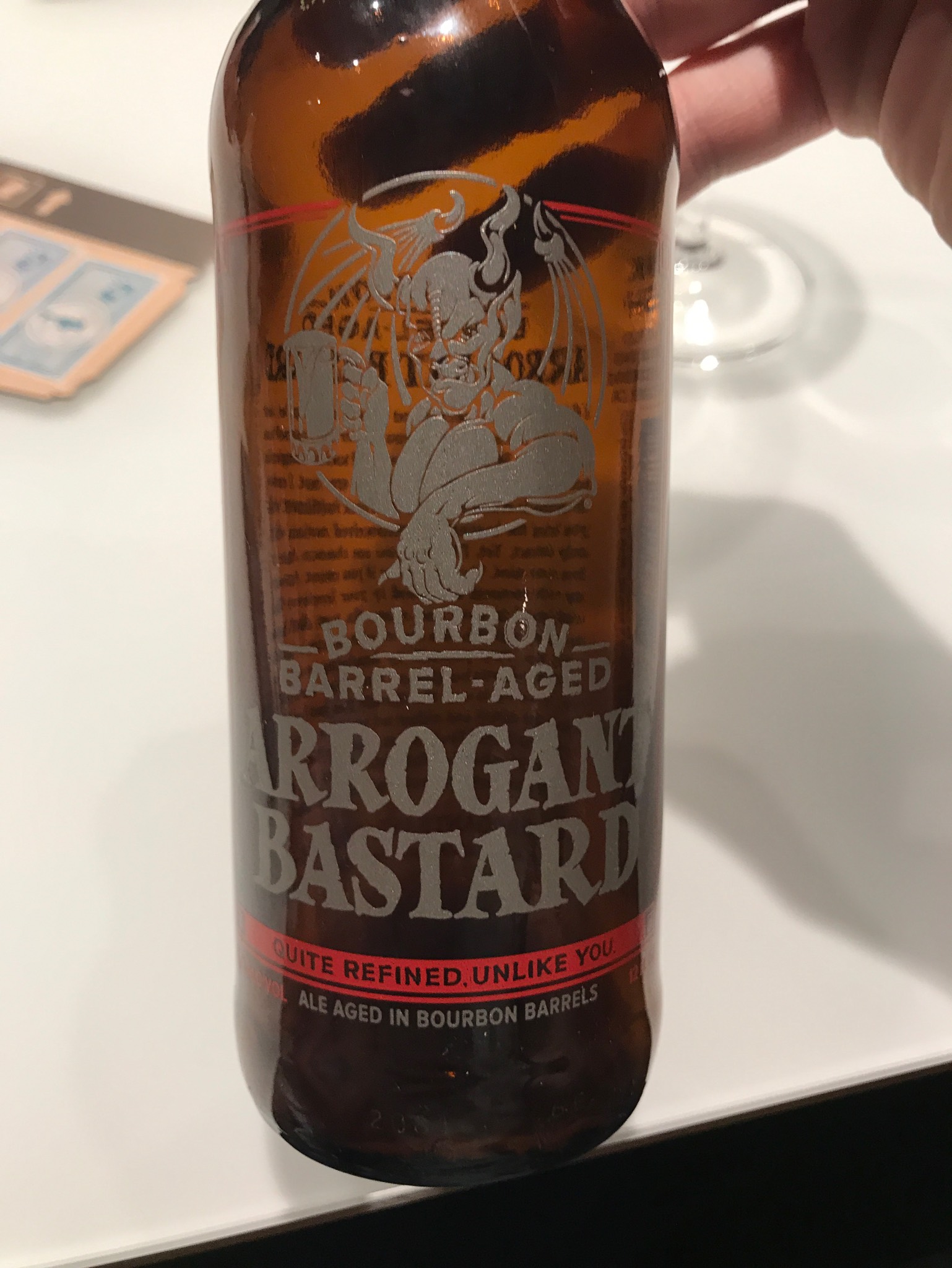 Bourbon Barrel Aged Arrogant Bastard, United States