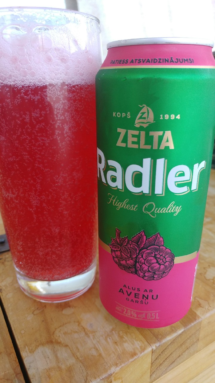 Zelta Radler Alus ar Aveņu Garšu, Latvia