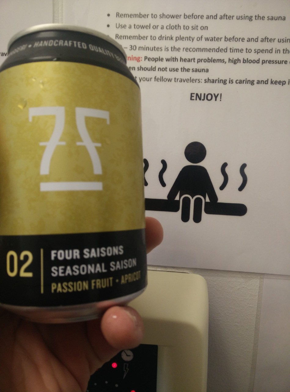 Four Saisons 02 - Seasonal Saison - Passion Fruit + Apricot, Norway