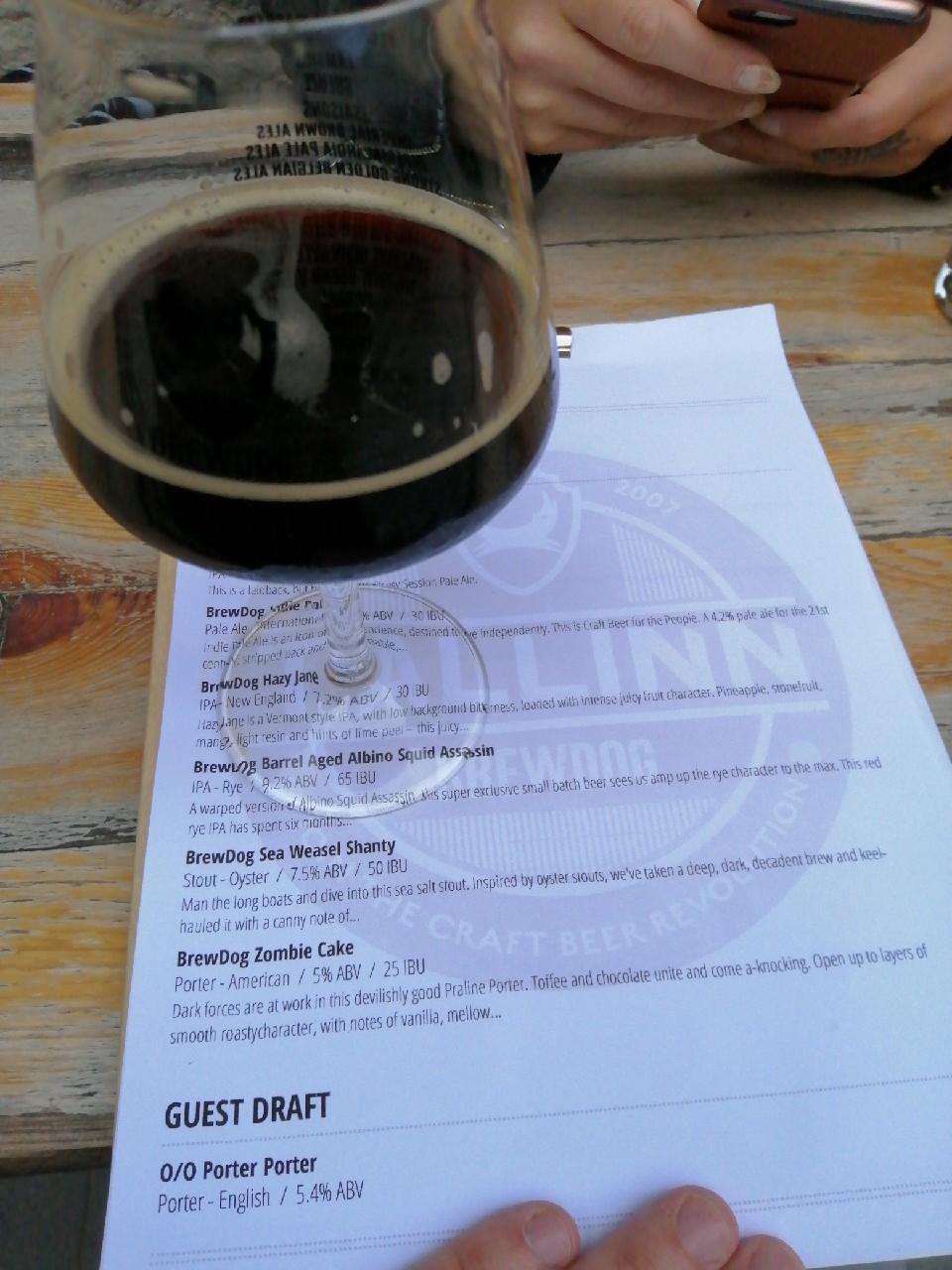 Sea Weasel Shanty, Scotland