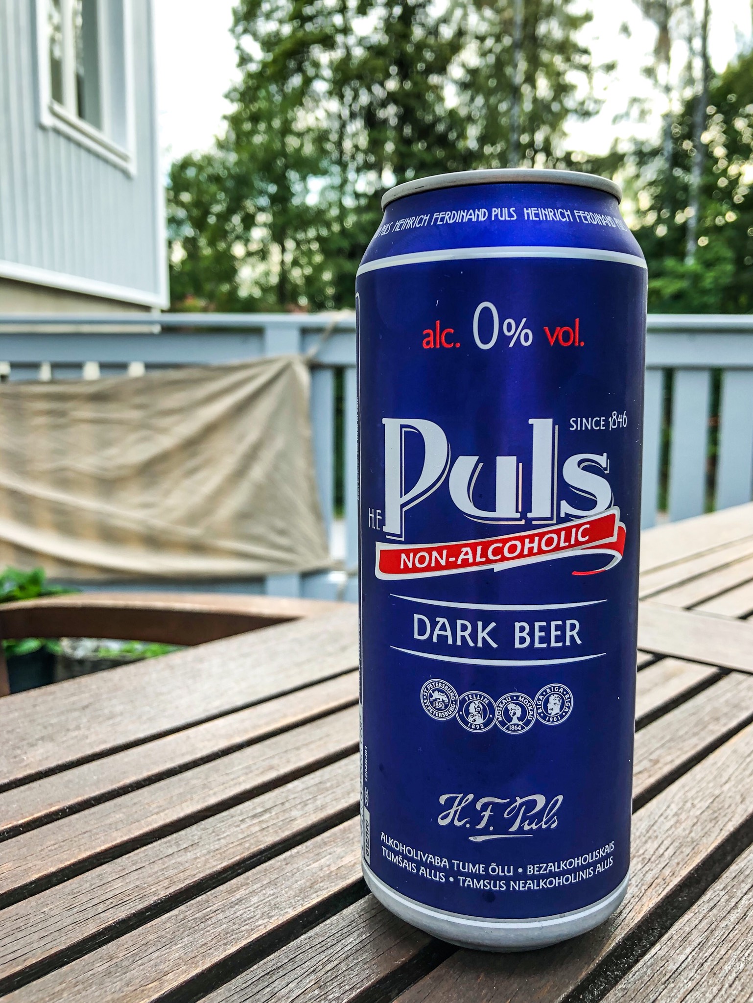 H. F. Puls Dark Non-Alcoholic Beer, Estonia