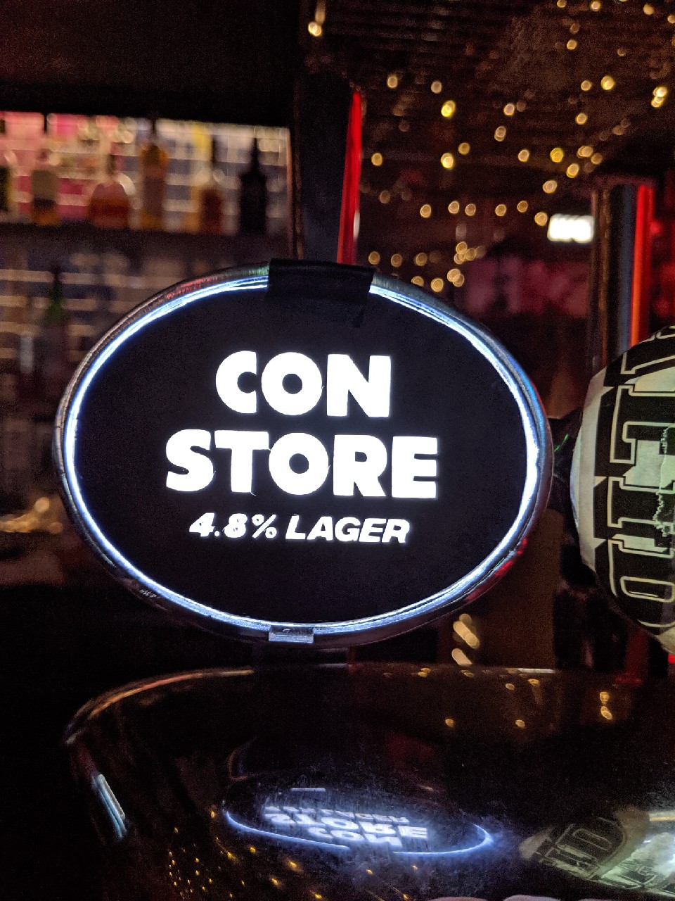 con store, England