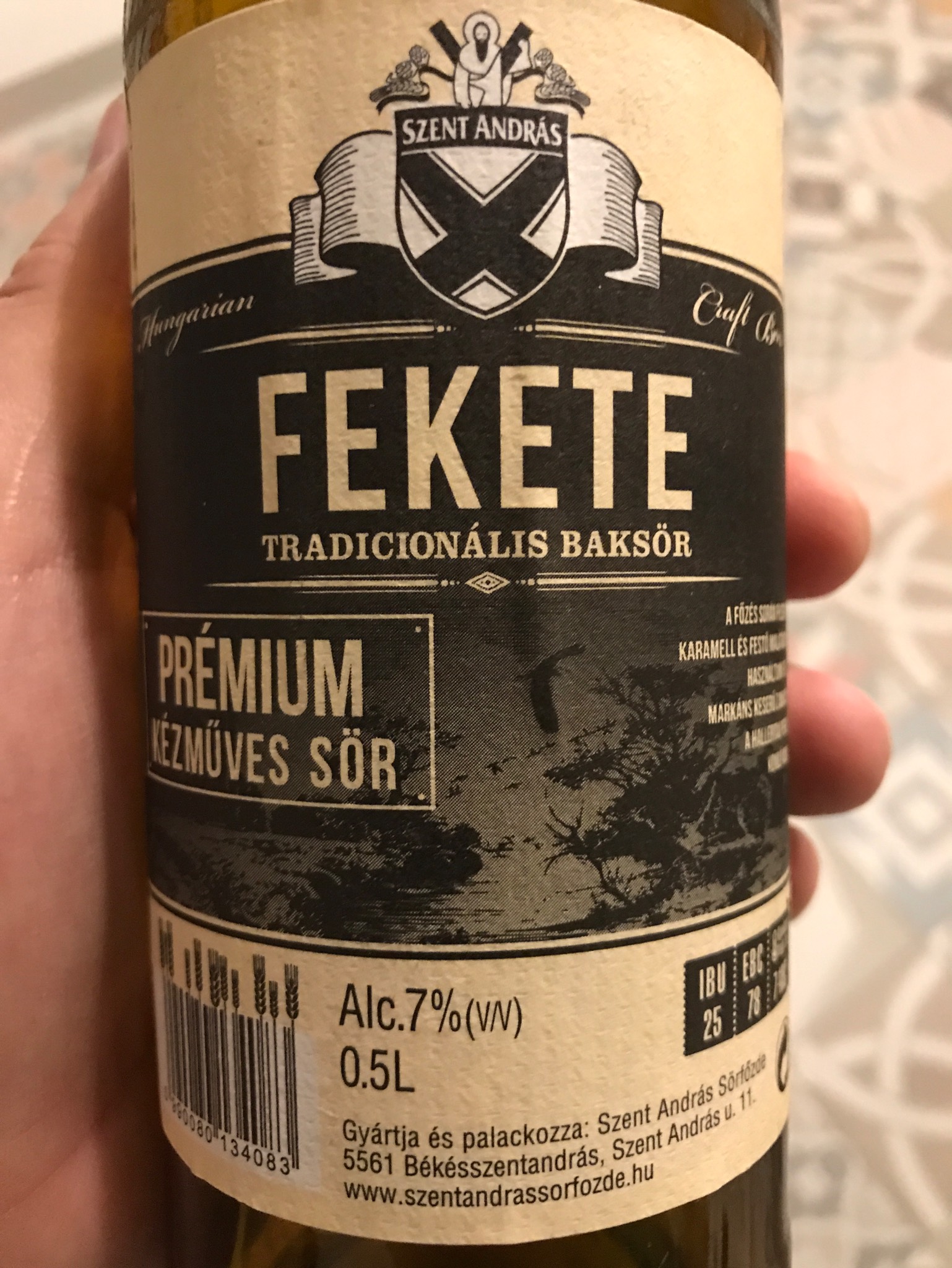 Fekete Tradicionális Bak, Hungary