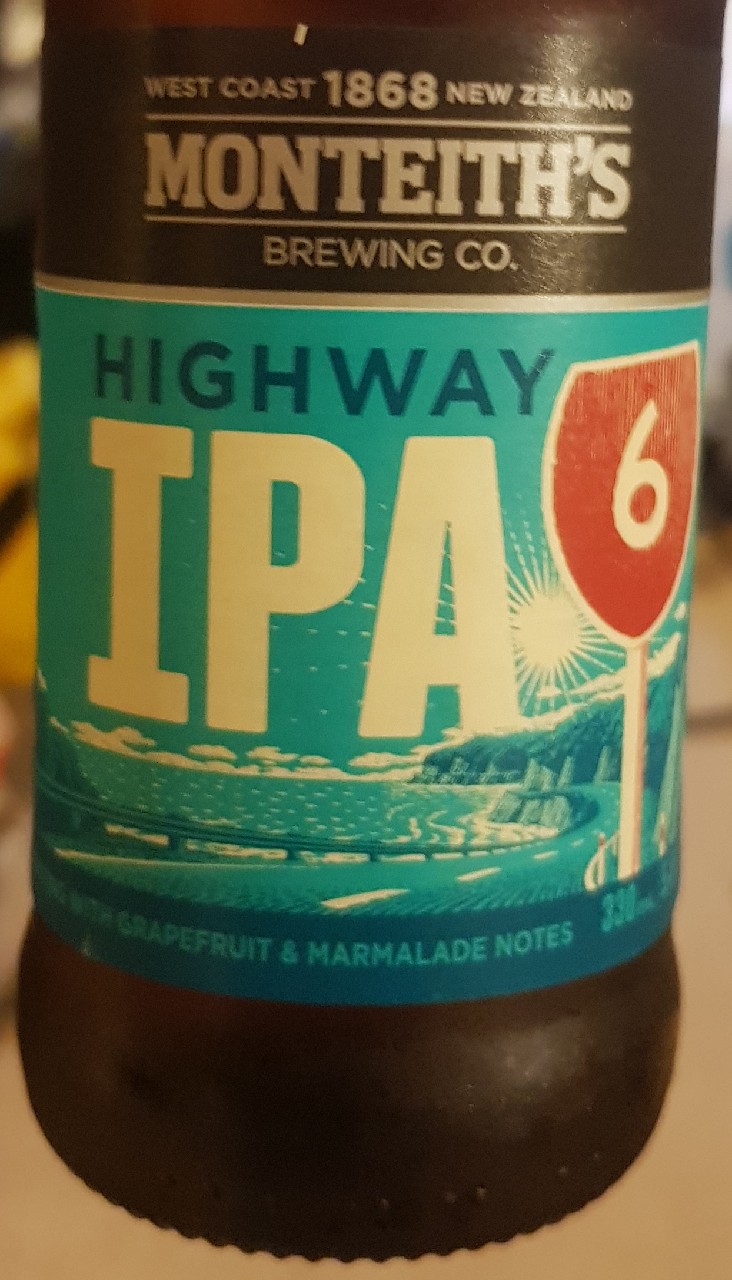 Monteith's Highway IPA, New Zealand