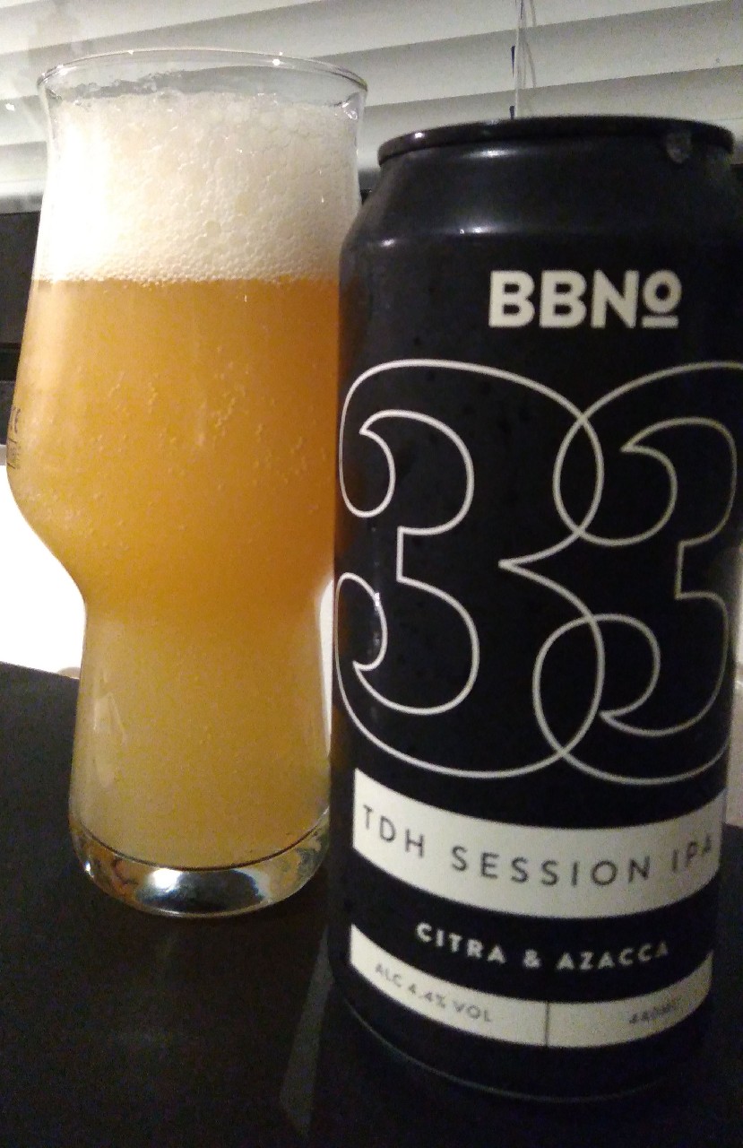 33 TDH Session IPA - Citra & Azacca, England