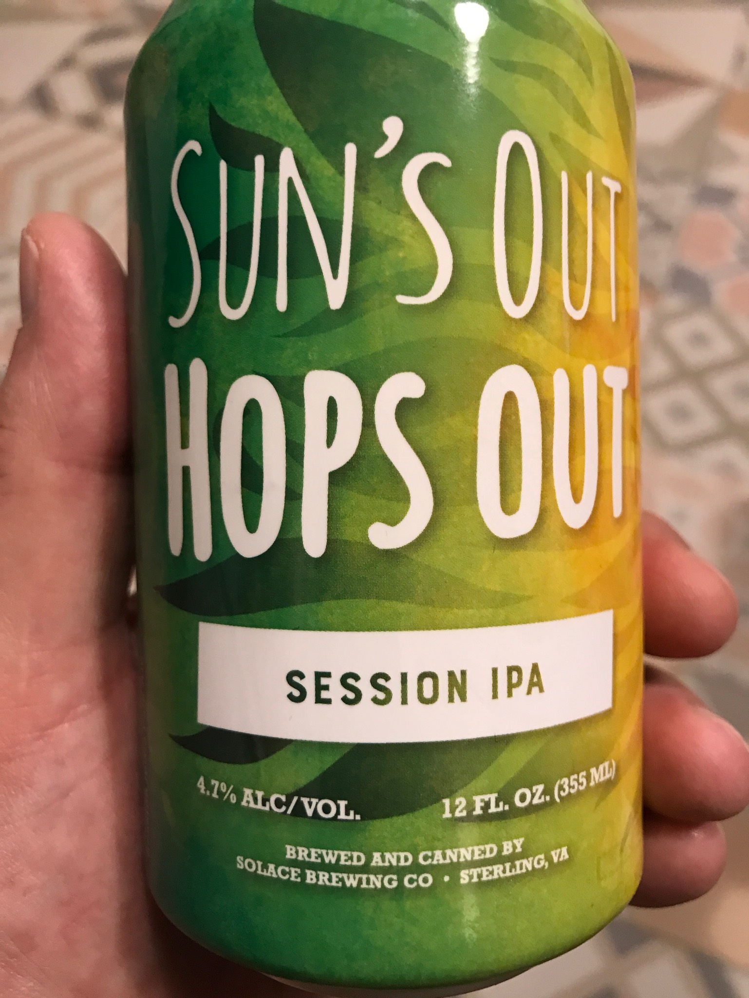 Sun's out Hops out, United States