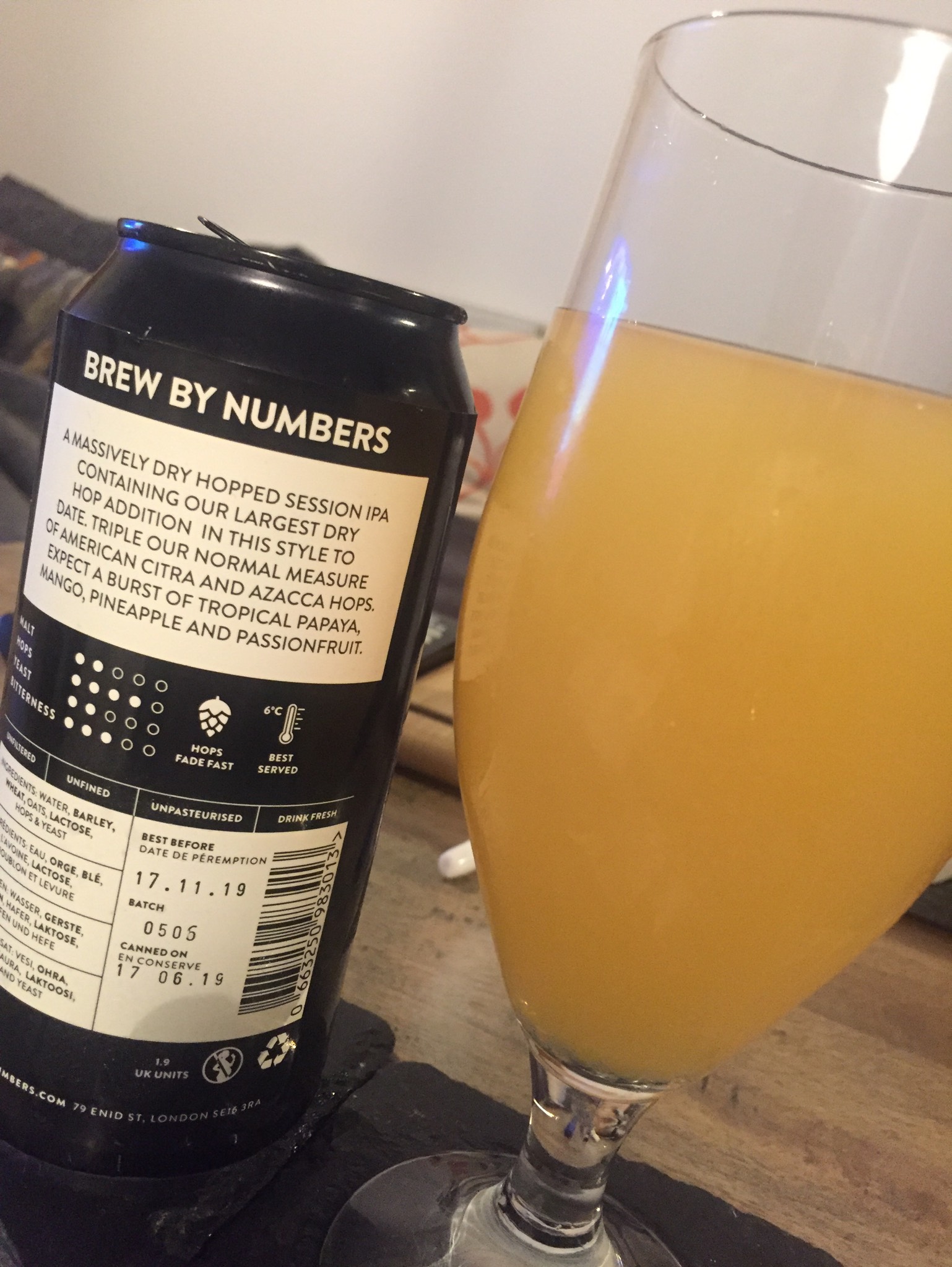 33 TDH Session IPA - Citra & Azacca, England