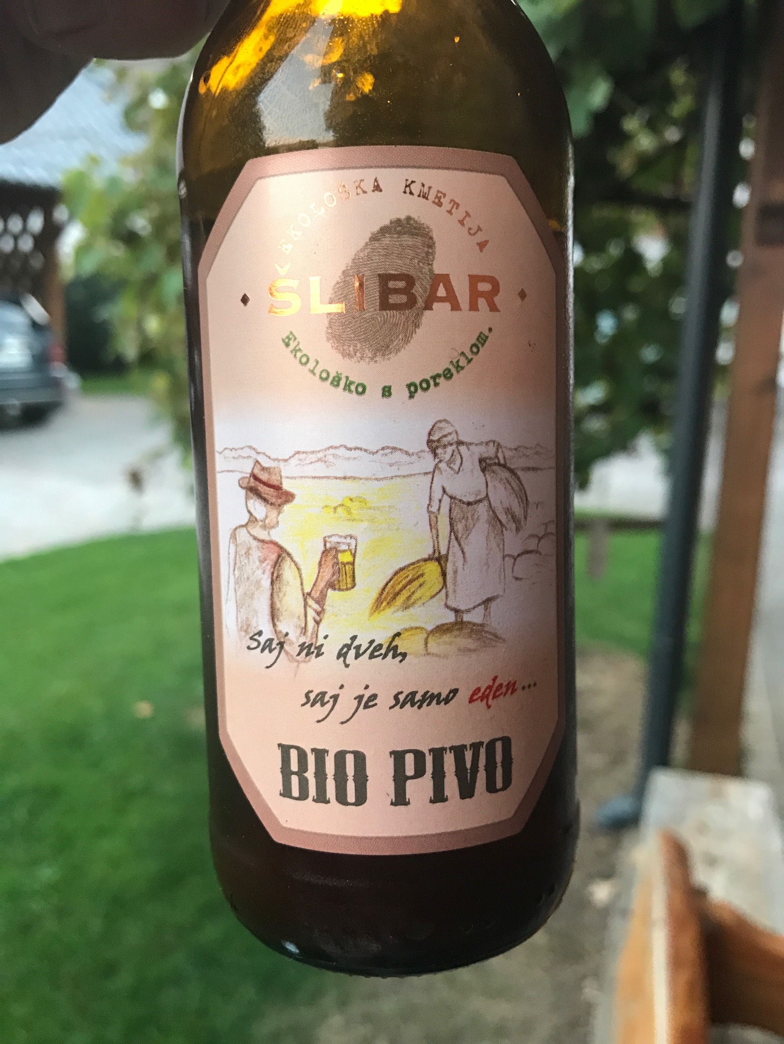 Šlibar Bio pivo pale Ale, Slovenia