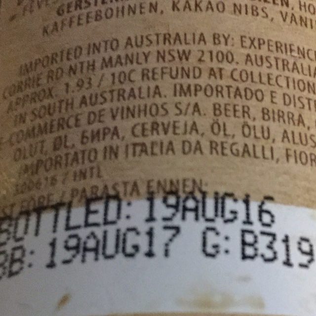 Guatemalan Coffee Extra Porter (2017), England