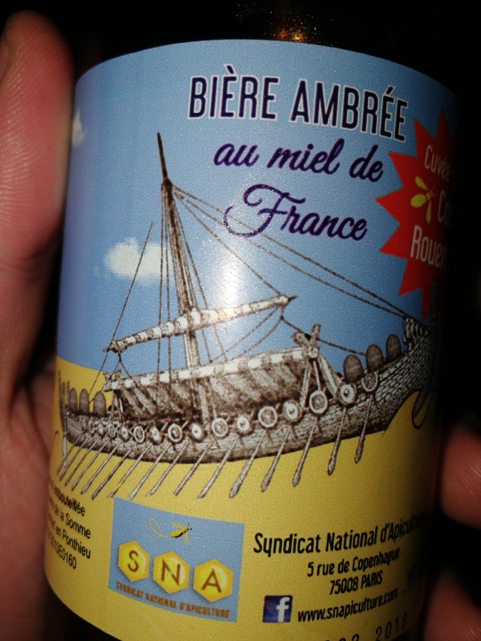 Bière Ambrée Au Miel De France, France