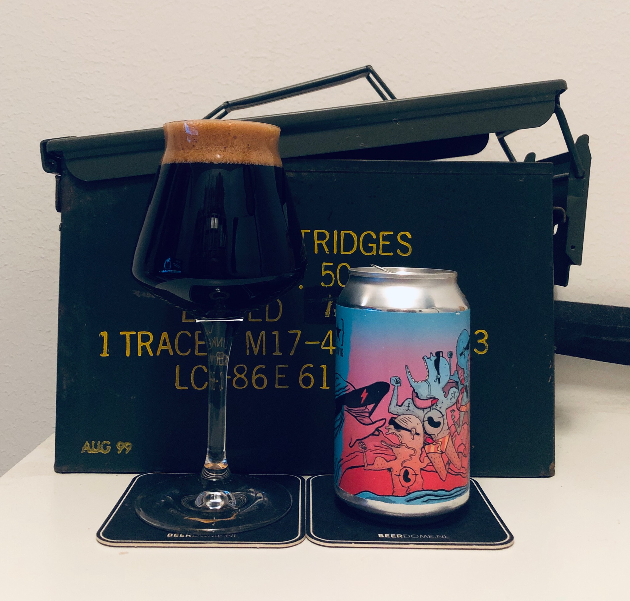 3 Bean Stout Aged In Rum Barrels (2019), Norway