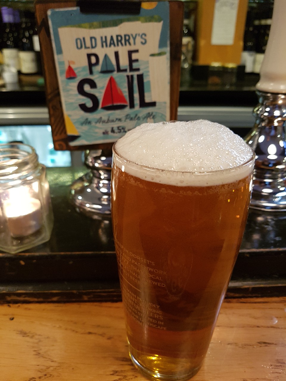 Old Harry's Pale Sail, England