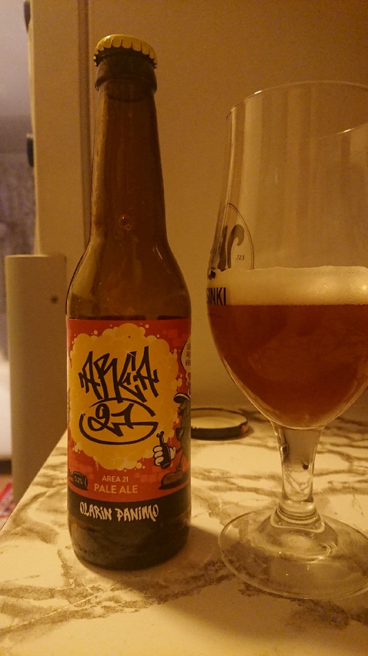 Area 21 Pale Ale 5,2 %, Finland