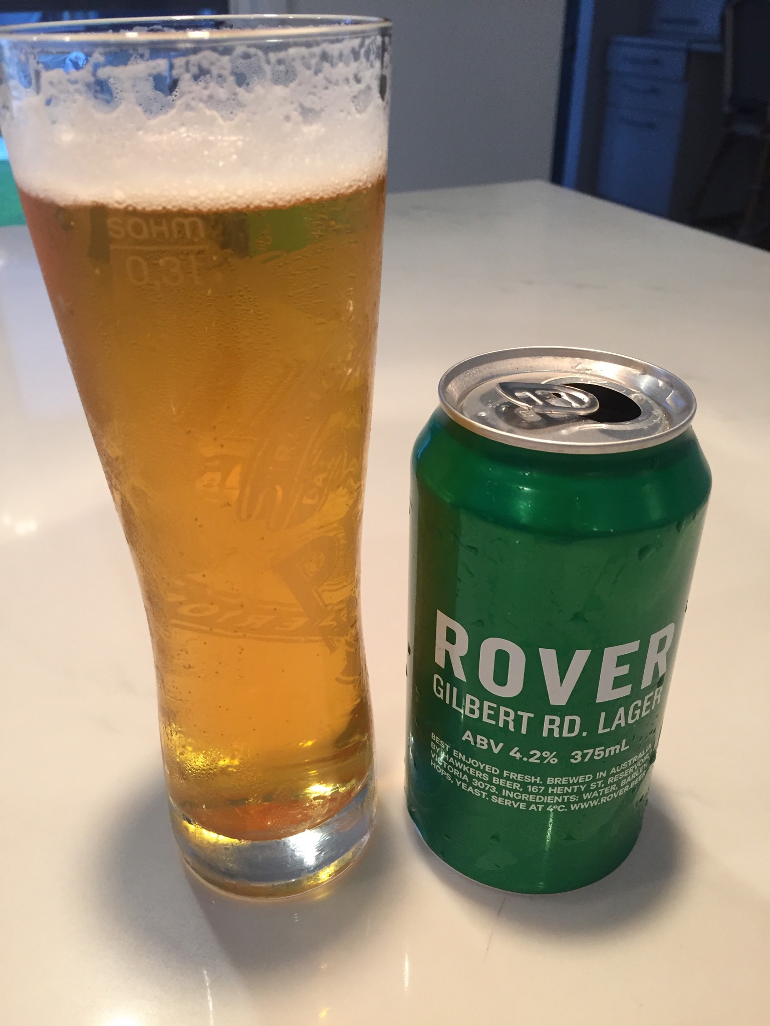 Rover Gilbert Rd. Lager, Australia