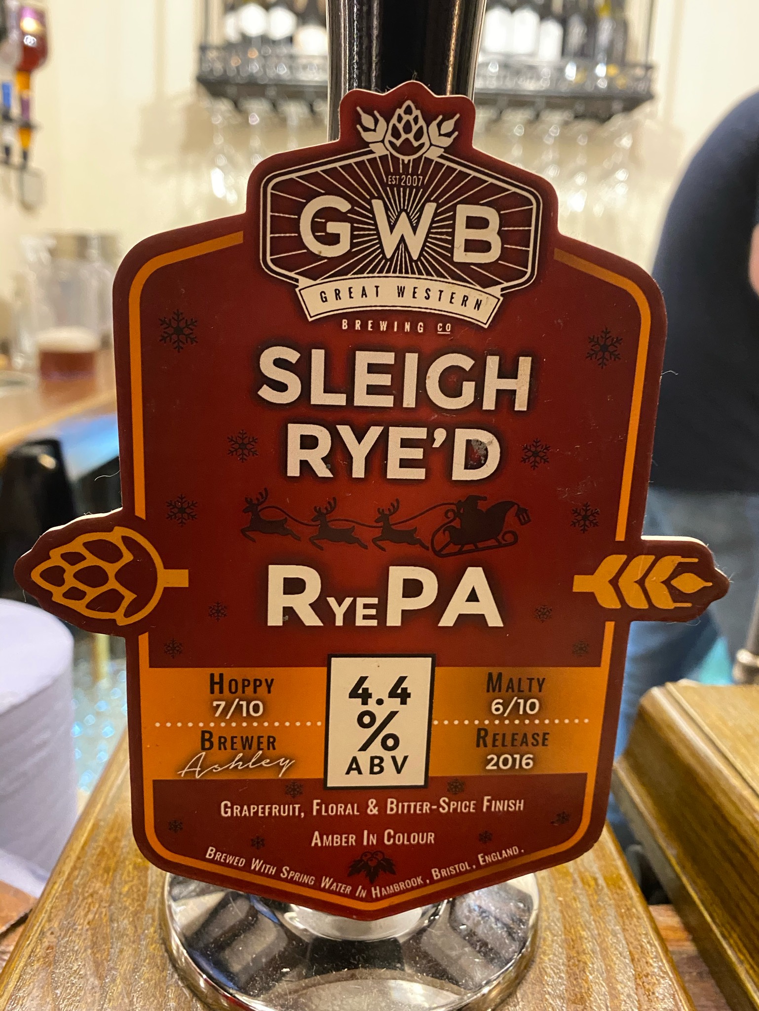 Sleigh Rye'd, England