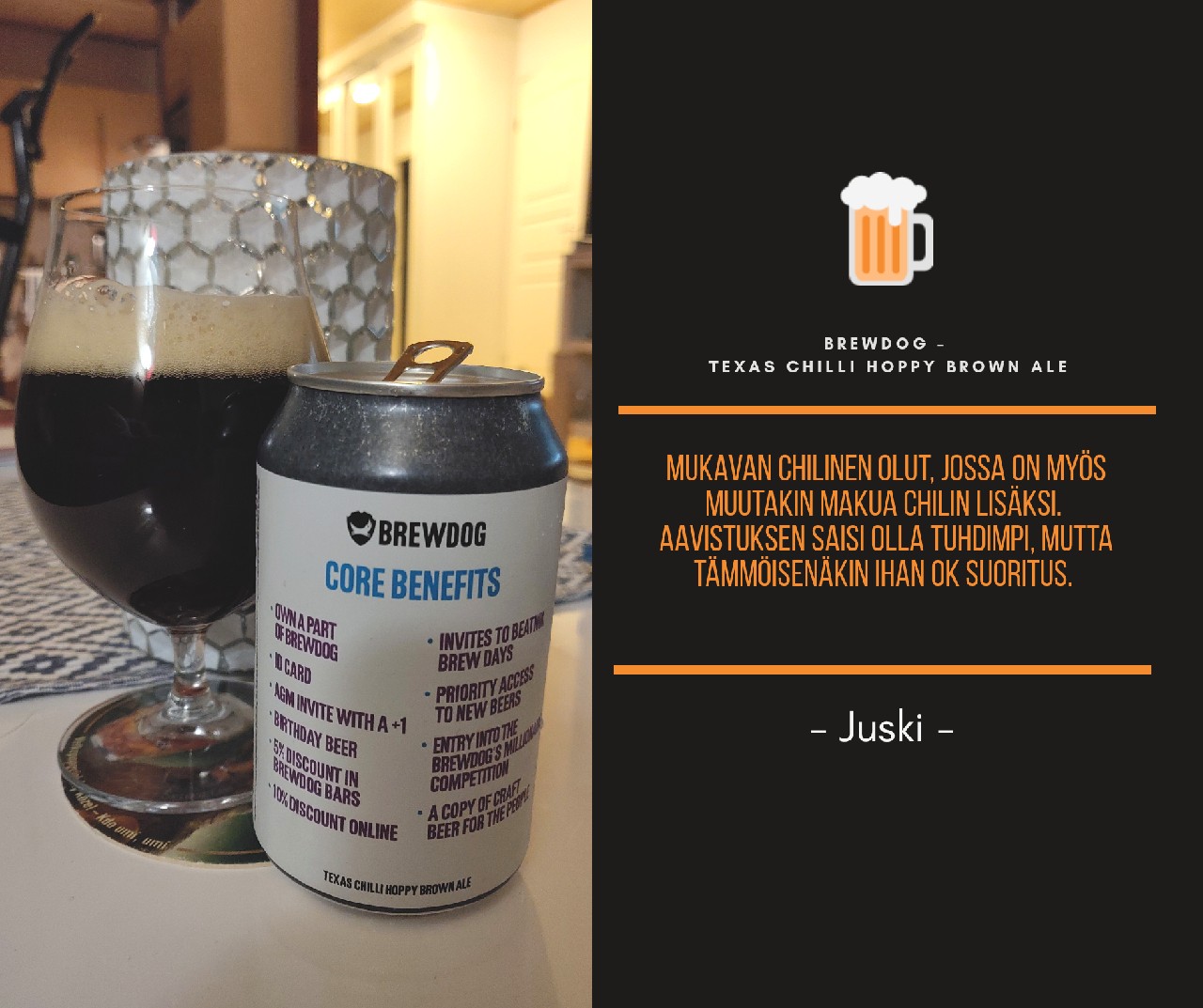 Texas Chilli Hoppy Brown Ale, Scotland