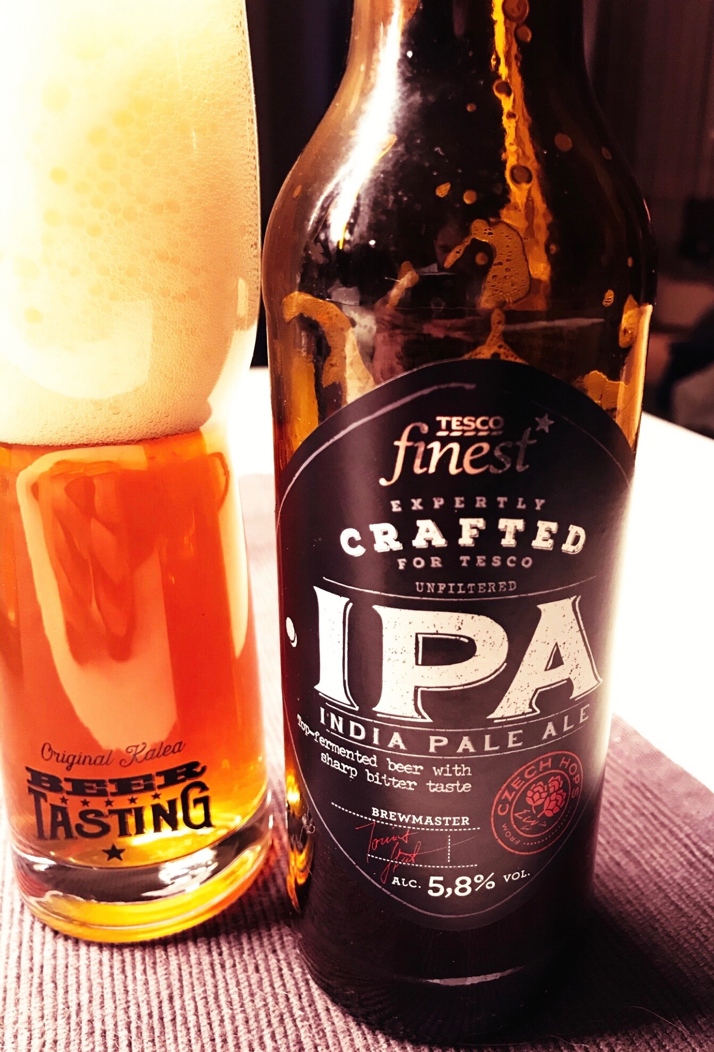 Tesco Finest Unfiltered IPA, England