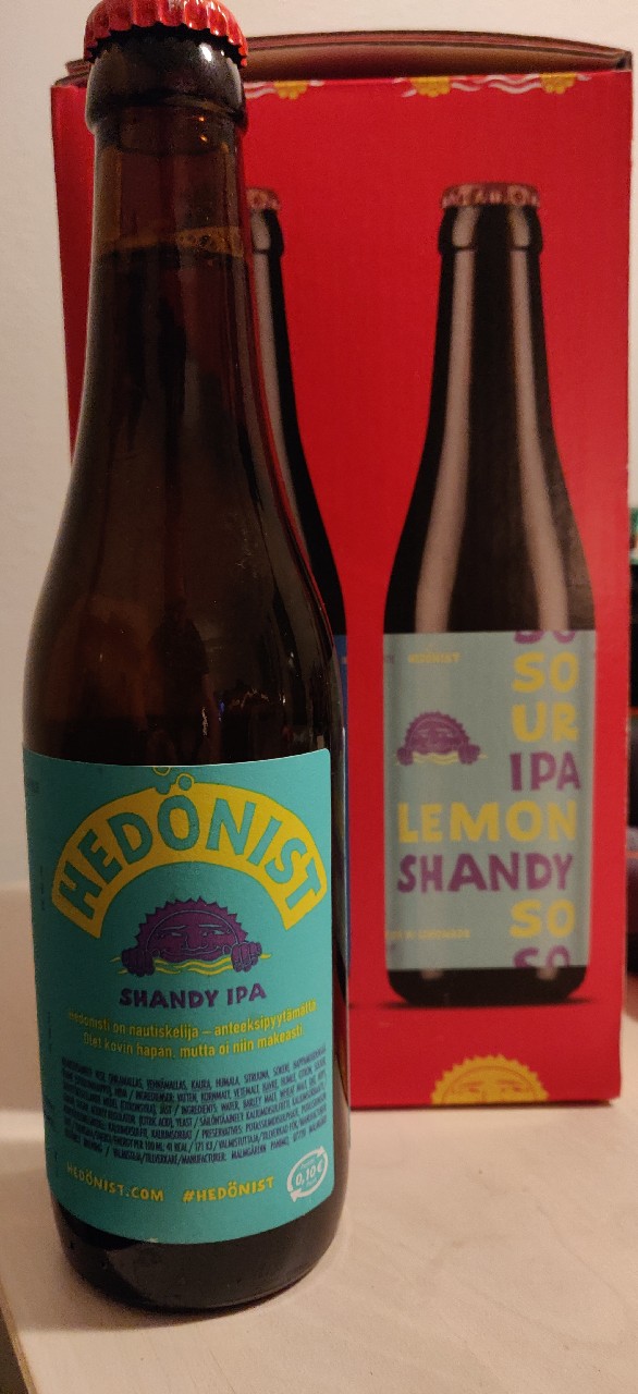 Hedönist Lemon Shandy Sour IPA, Finland