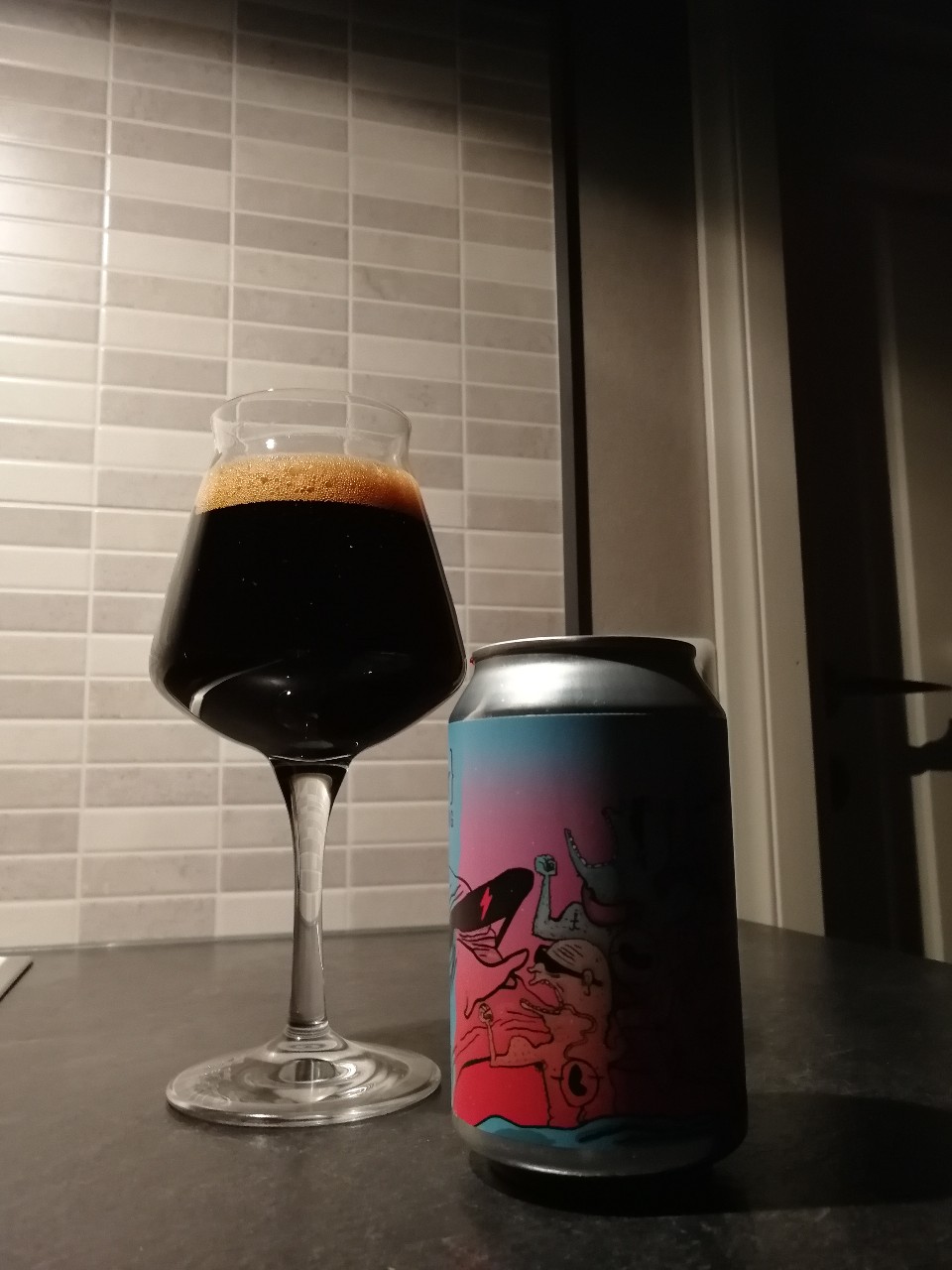 3 Bean Stout Aged In Rum Barrels (2019), Norway