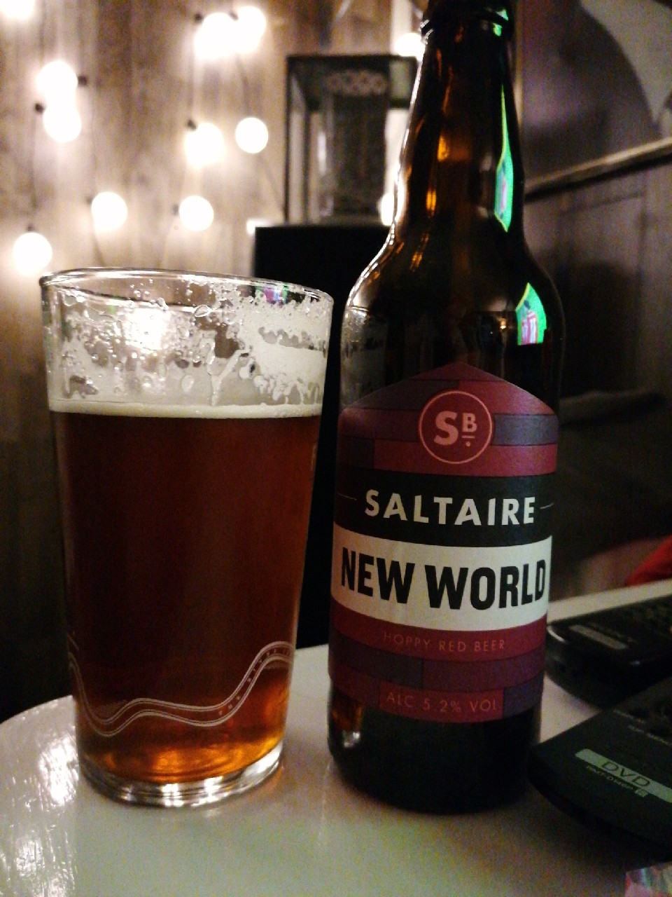 New World, Hoppy Red Beer, England