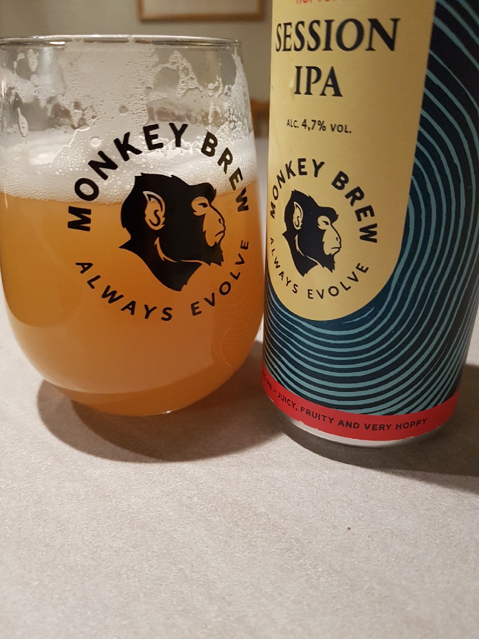 Monkey Brew Session IPA, Norway