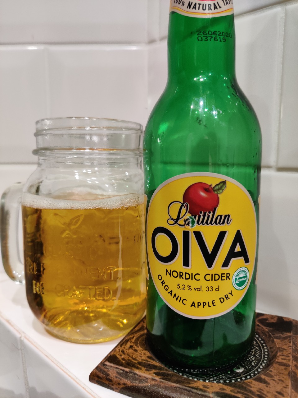 Oiva Organic Apple Dry Nordic Cider 5,2 %, Finland