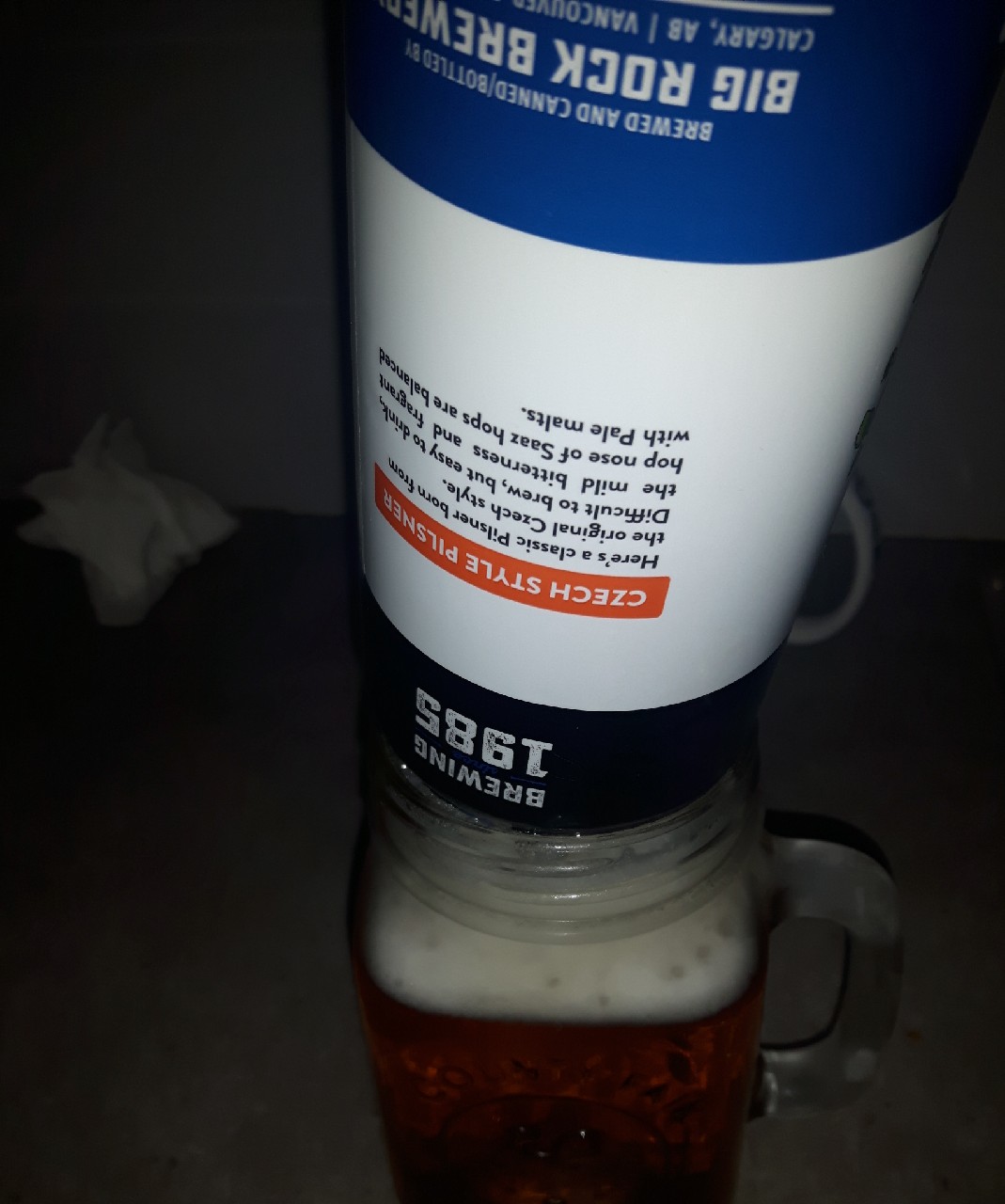 Big Rock Czech Style Pilsner, Canada