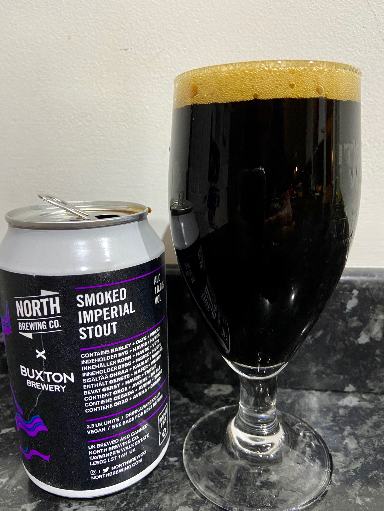 North X Buxton Smoked Imperial Stout, England