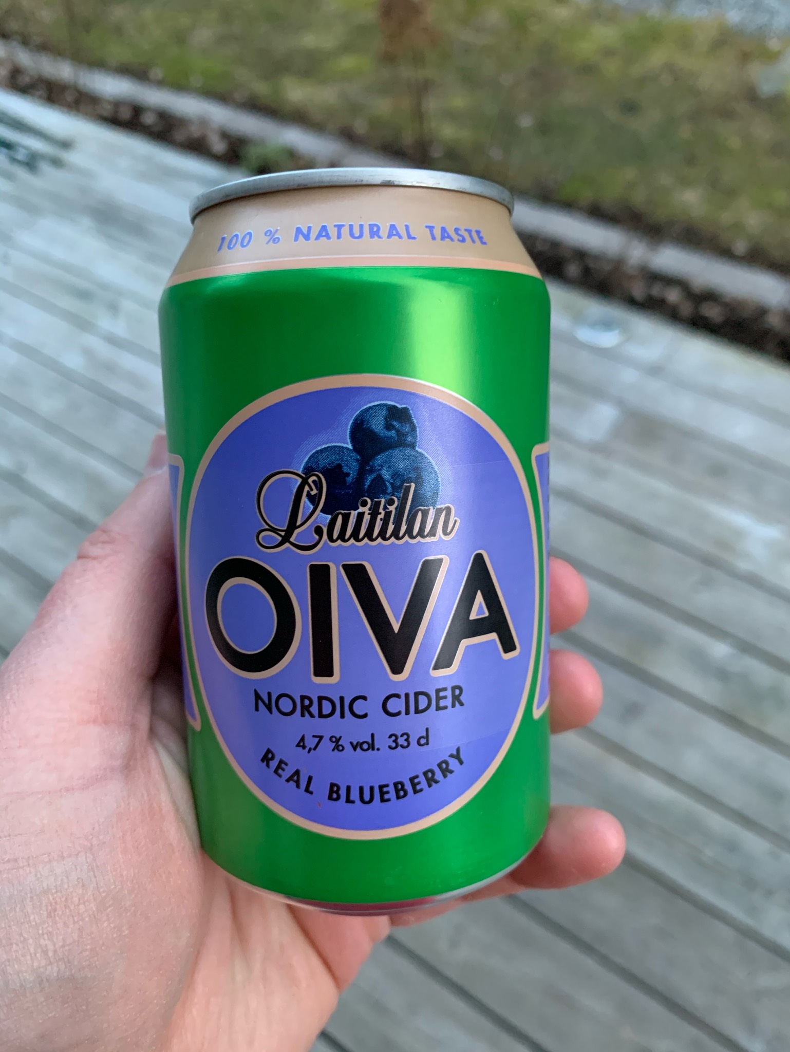 Oiva Real Blueberry Nordic Cider 4,7%, Finland