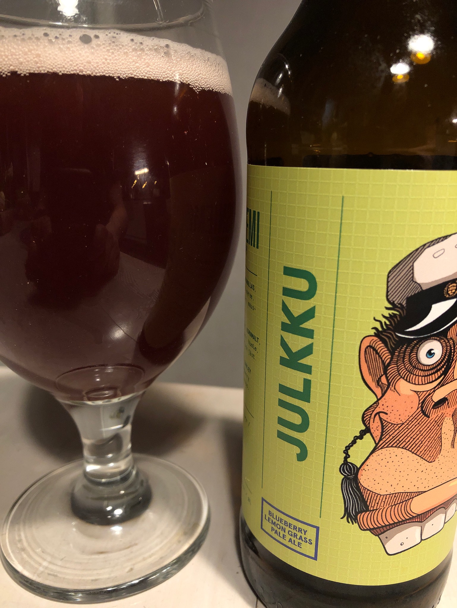 Julkku: Blueberry Lemon Grass Pale Ale, Finland