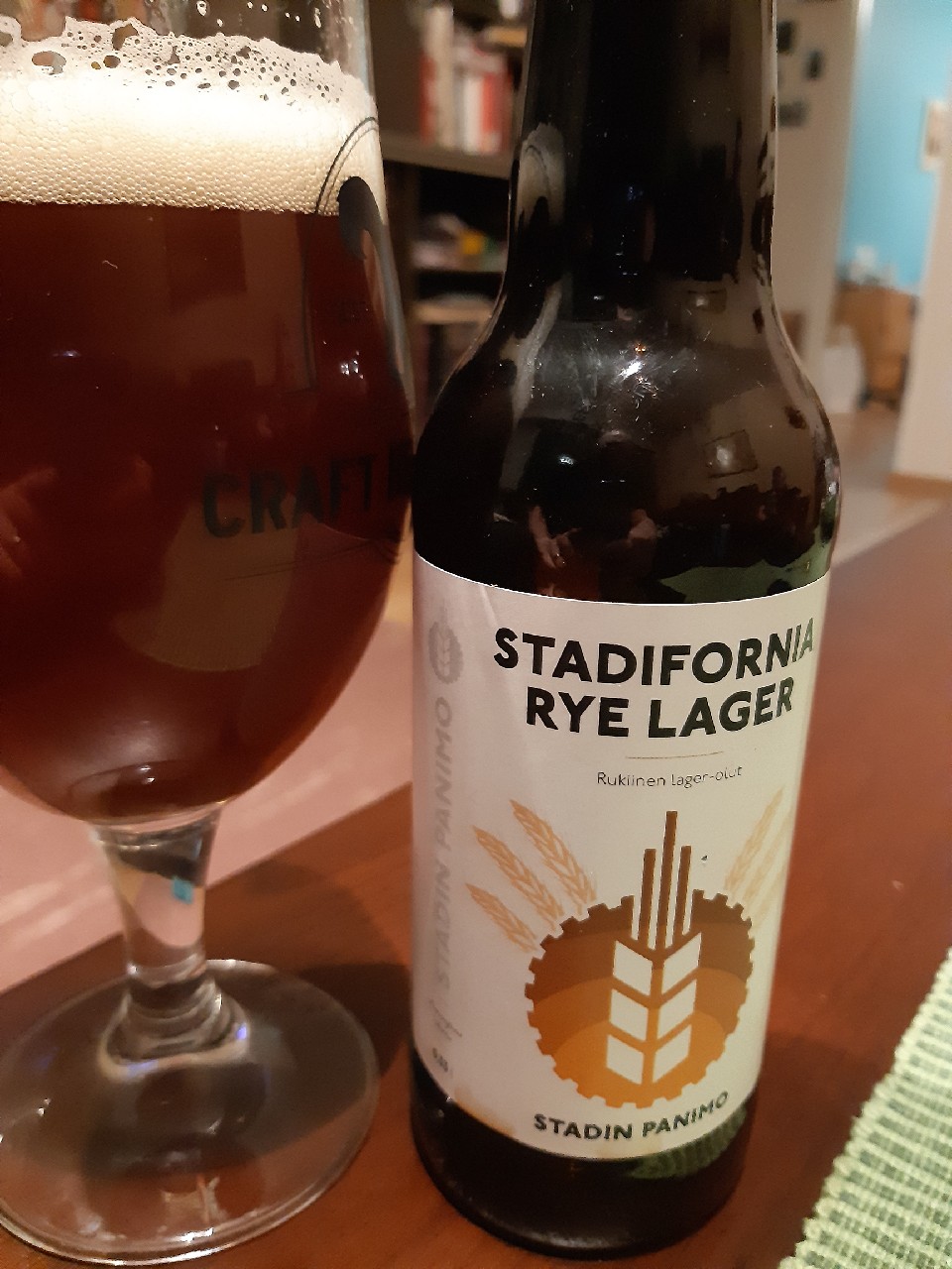 Stadifornia Rye Lager, Finland