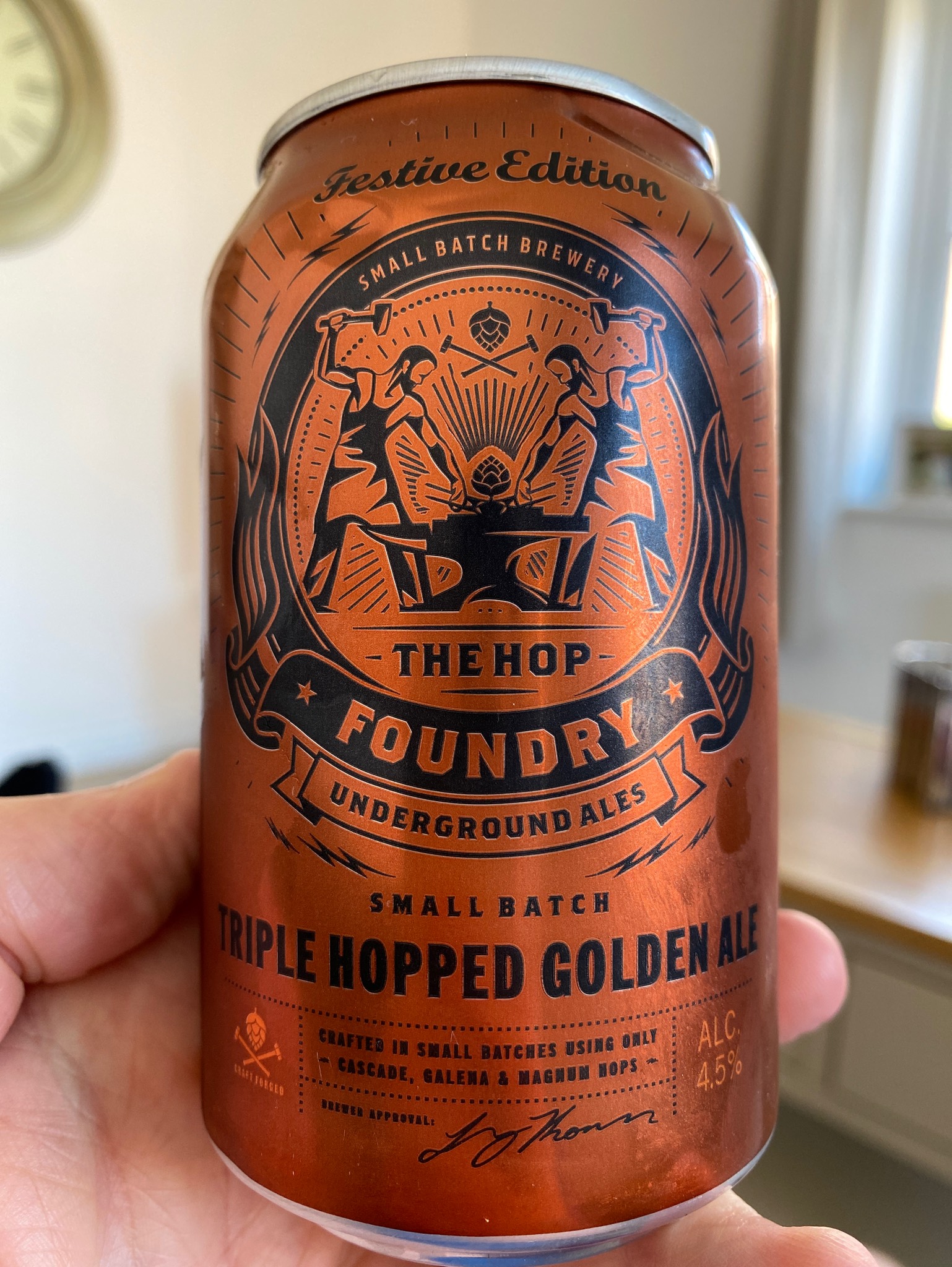 Triple Hopped Golden Ale, England