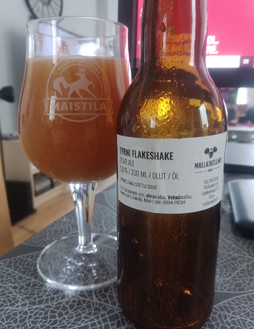 Tyrni Flakeshake, Finland
