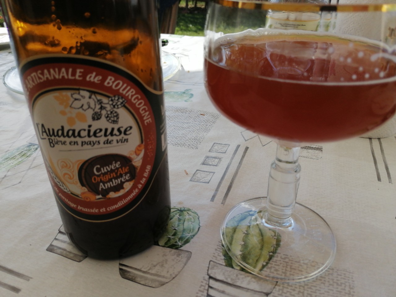 L'Audacieuse Cuvée Origin'Ale Ambrée, France