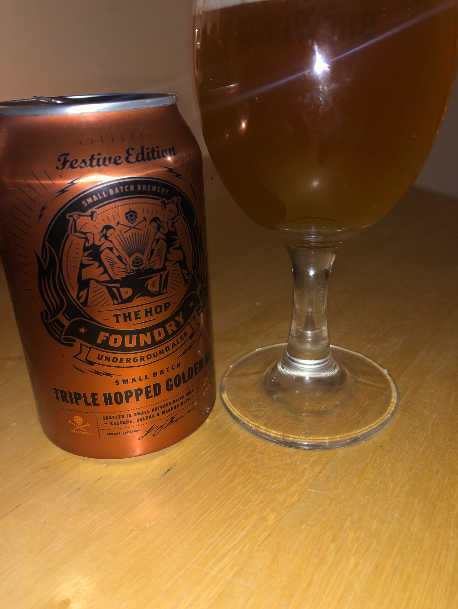 Triple Hopped Golden Ale, England