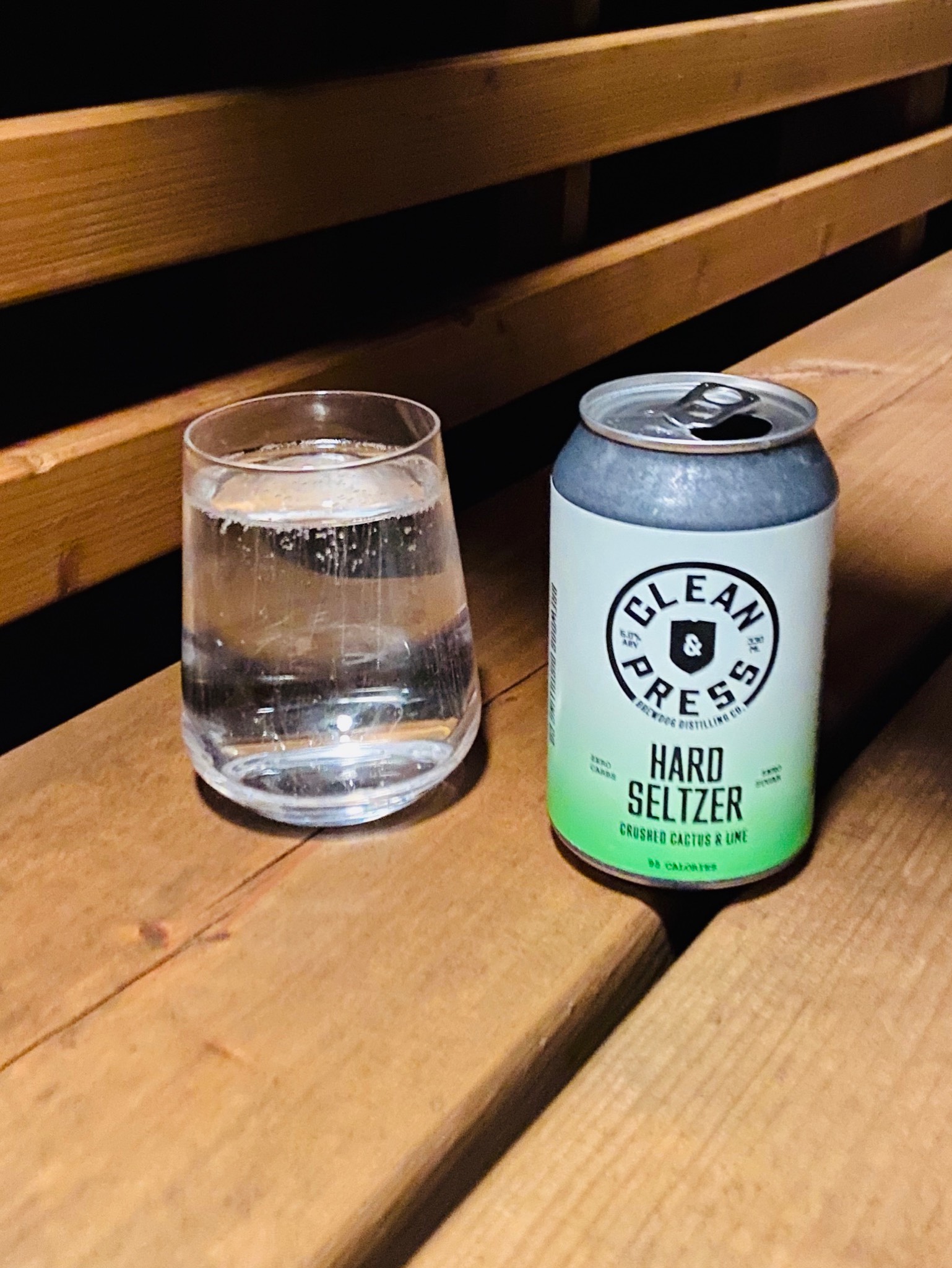 Clean & Press Hard Seltzer Crushed Cactus & Lime, United States