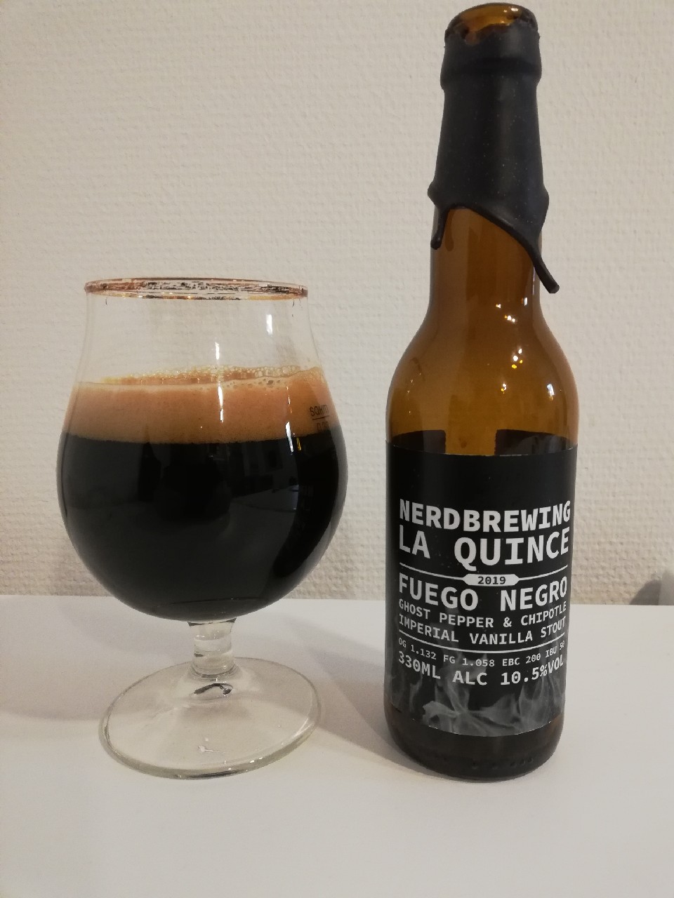Fuego Negro Ghost Pepper & Chipotle Imperial Vanilla Stout, Sweden