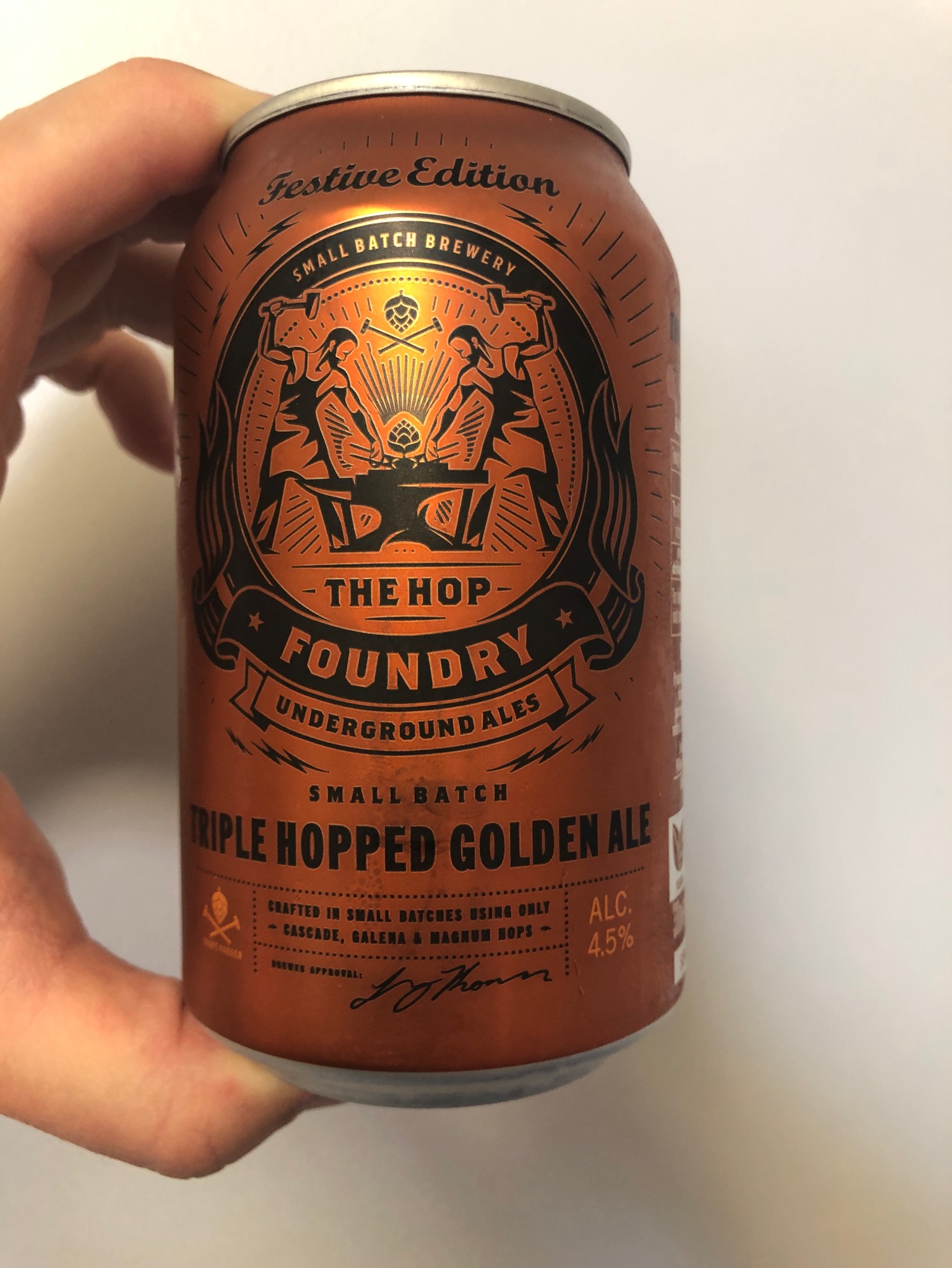 Triple Hopped Golden Ale, England