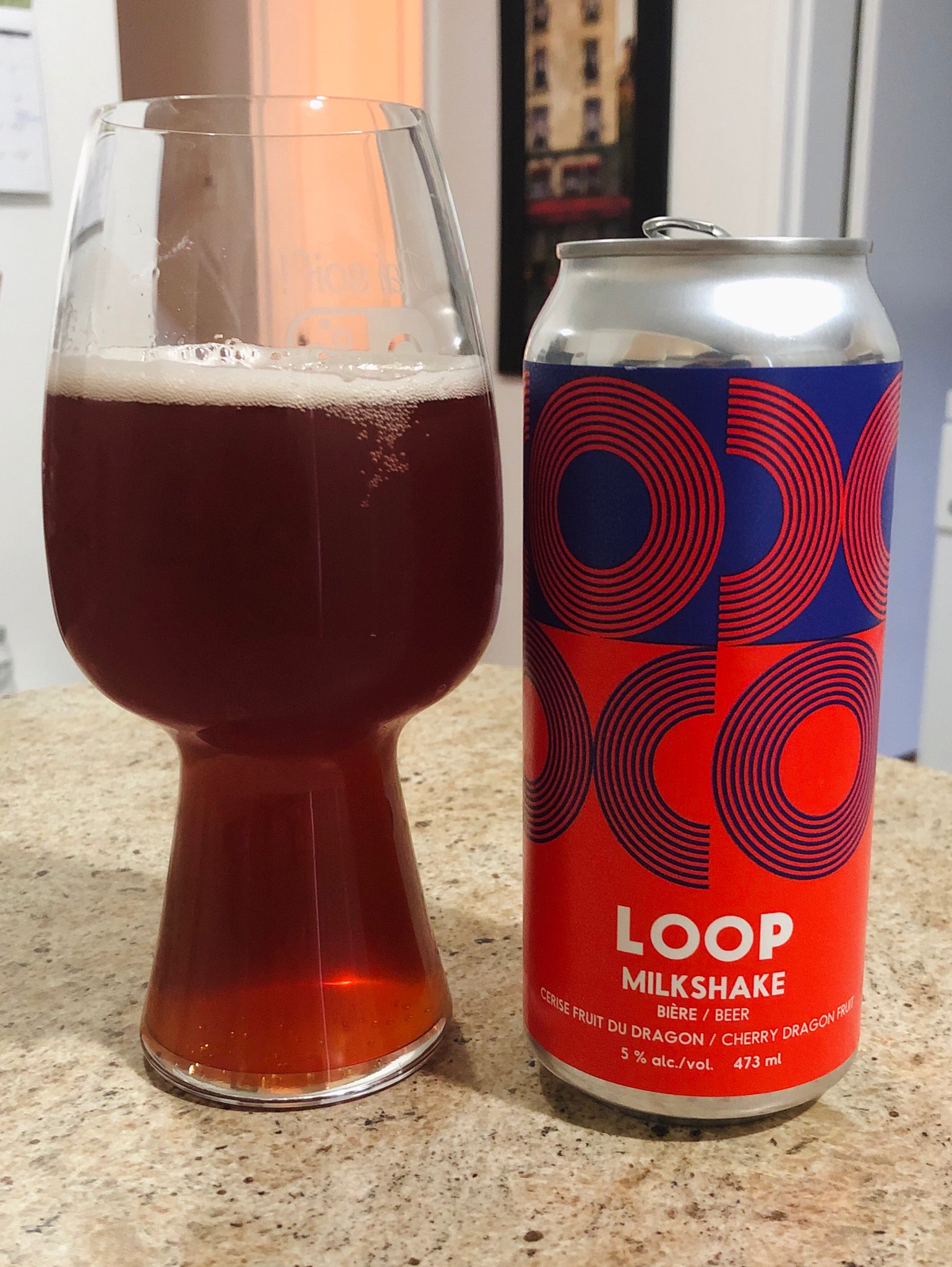 Loop Milkshake Cerise Fruit Du Dragon, Canada