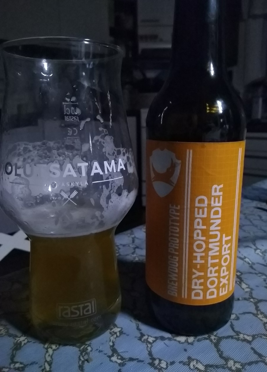 Prototype Dry-Hopped Dortmunder Export, Scotland